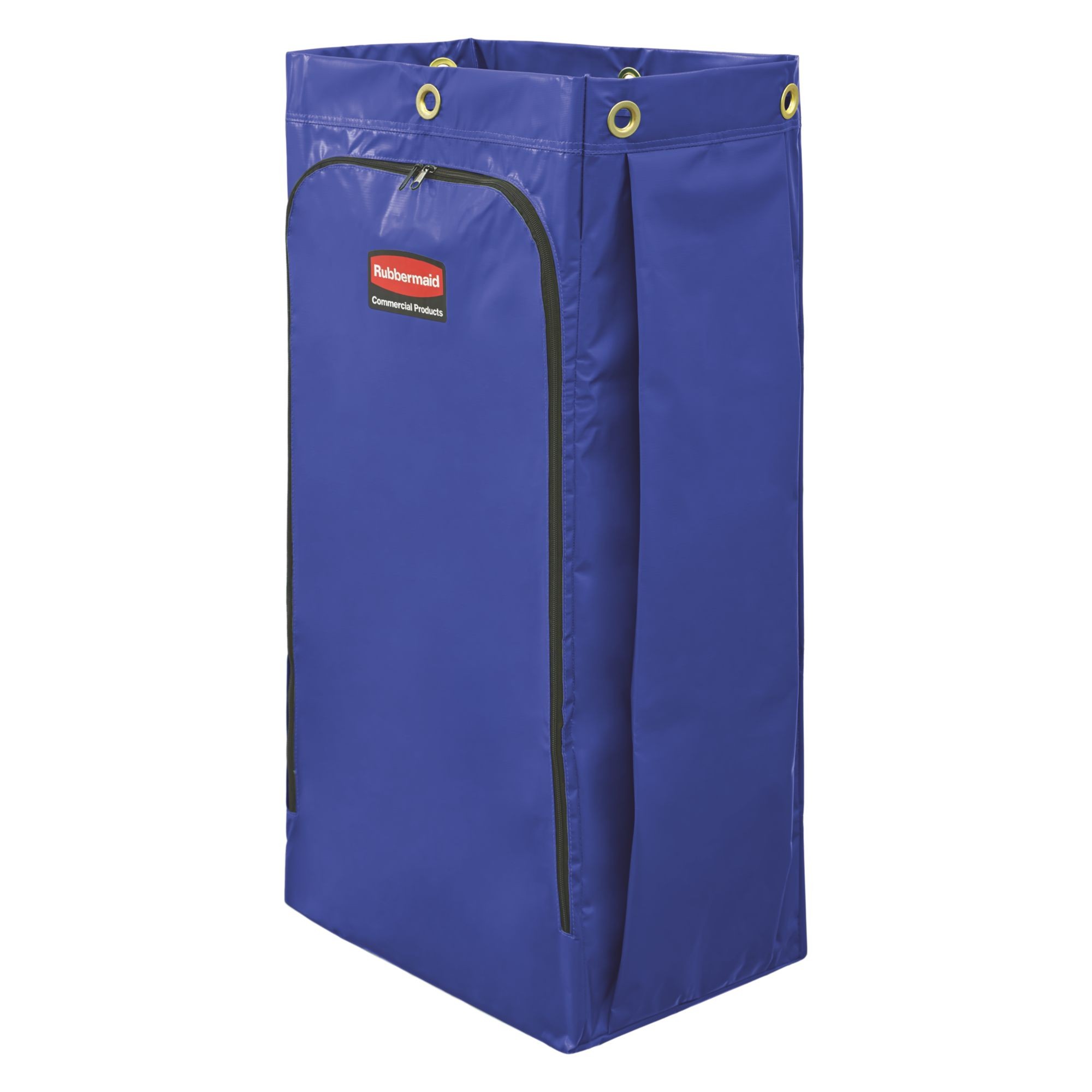 Rubbermaid 1966883 Janitor Cart Replacement Bag, 26 gallon 4/Case- Blue