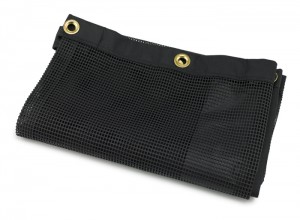 Rubbermaid 9T91-01 Housekeeping Cart-Fabric Mesh Linen Bag-Case of 6 - Black